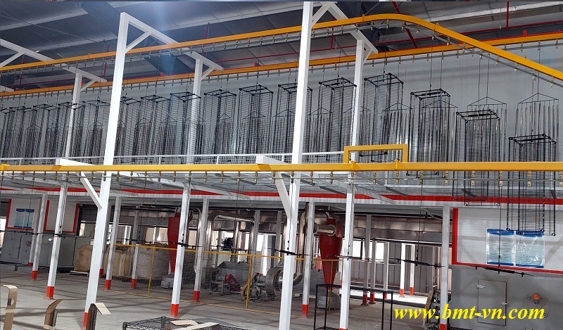 CUNG CẤP TRỌN GÓI HỆ THỐNG DÂY CHUYỀN SƠN TĨNH ĐIỆN